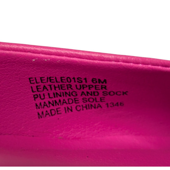 Steve Madden Ele Puff Ankle Strap Barbie Pink Bubblegum Heels New Size 6 Pointed - Picture 3 of 11